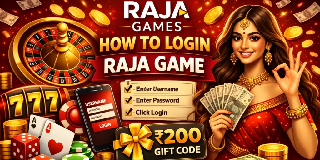 How to Login Raja Game?