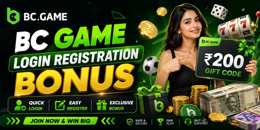 BC Game Login Registration Bonus